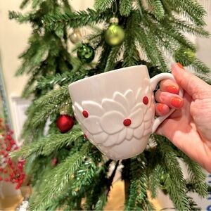 Starbucks Holly Berries Holiday Coffee Tea Mug 18 oz